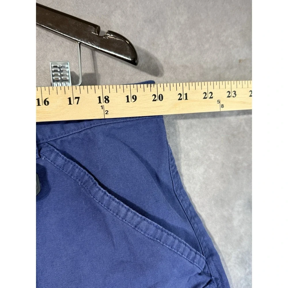 Columbia PFG Fishing Cargo Shorts Mens XXL Blue Utility Cotton